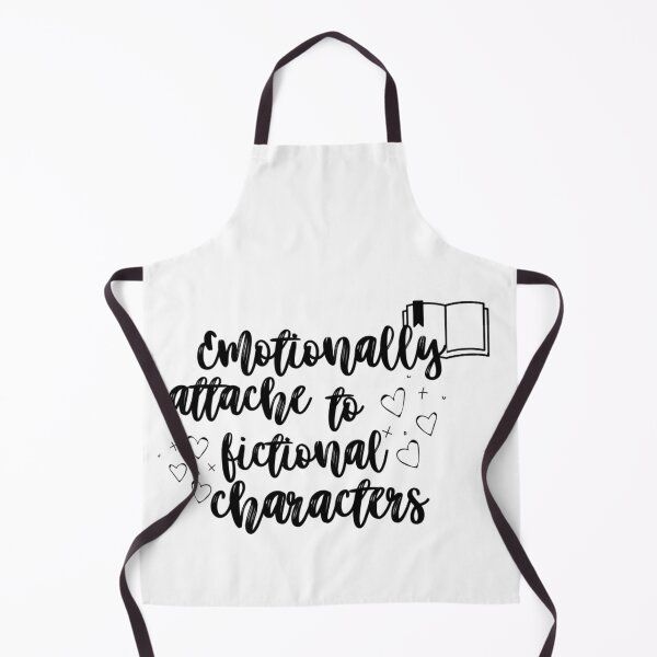 Item preview, Emotionally attached to fictional characters - funny book lovers designed and sold by Hoetoons.