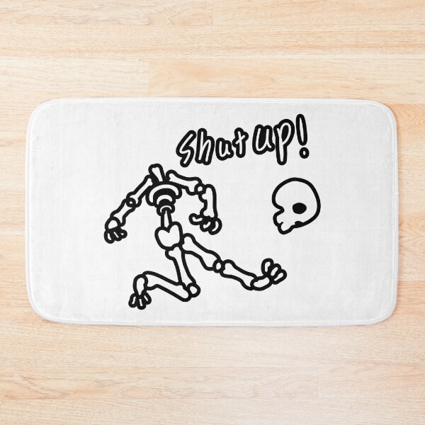 Item preview, Shut up skull funny skeleton designed and sold by DE4TH-PARADISE.