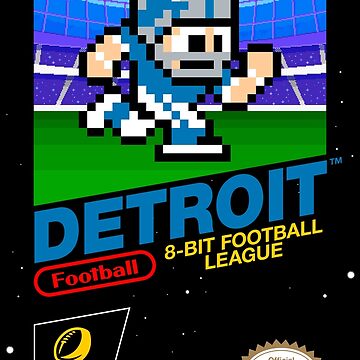 Detroit Lions (8-bit Videogames Cartridge) Kids T-Shirt for Sale by  TheArmorsmith