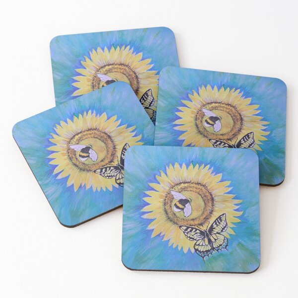 Item preview, Sunflower Bee and Butterfly designed and sold by Roselyn Snead.