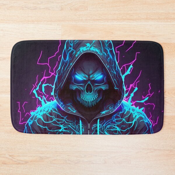Item preview, Neon Horror Skull designed and sold by ArtAT.