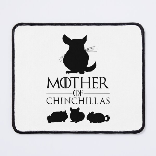 Item preview, Mother of Chinchillas (black) designed and sold by RatArt Designs.
