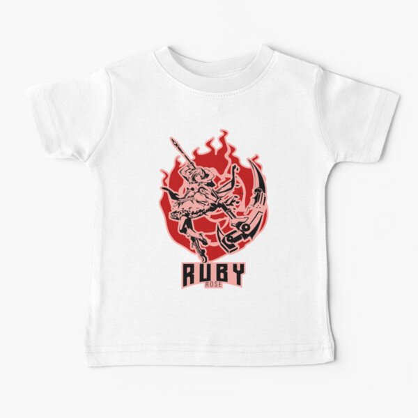 Ruby Rose RWBY Team Lucid Dream Anime Artwork Baby T-Shirt