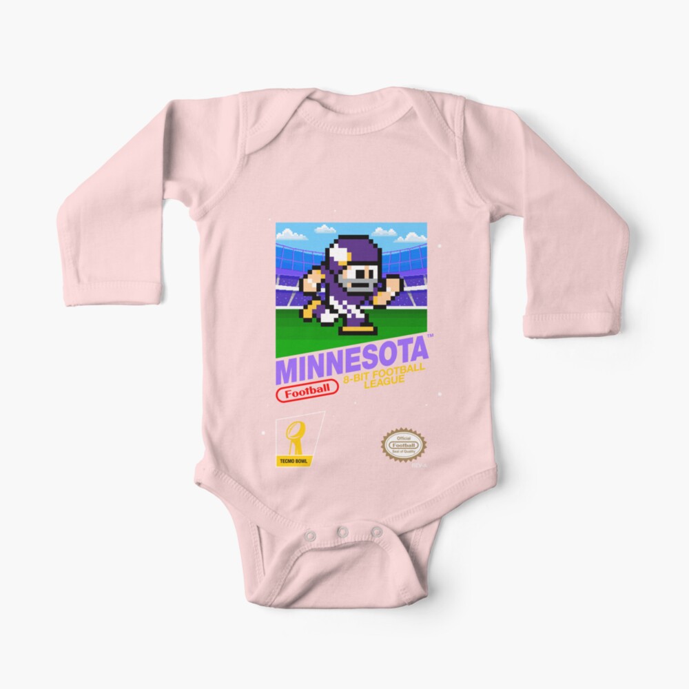 Minnesota Vikings (8-bit Videogames Cartridge) Baby One-Piece for Sale by  TheArmorsmith