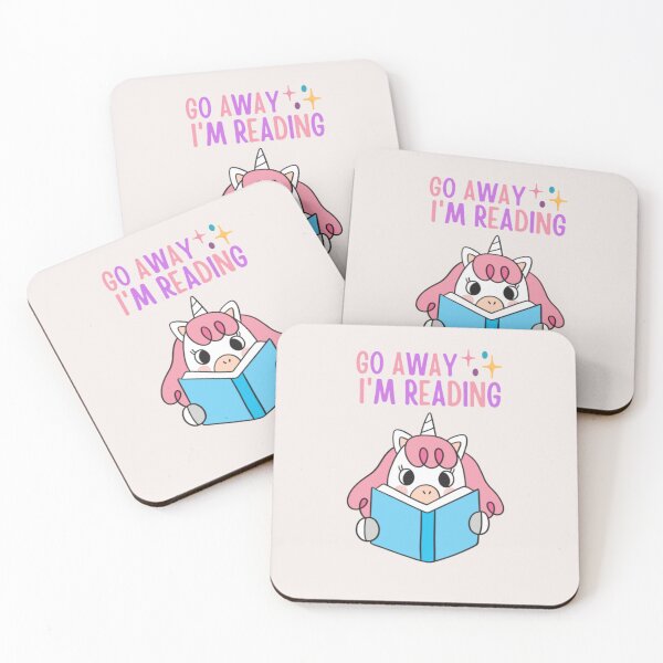 Item preview, Go away i am reading - book lovers designed and sold by Hoetoons.