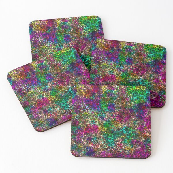 Item preview, Glitter rainbow color  leopard print design,Animal skin background designed and sold by oyonni design.