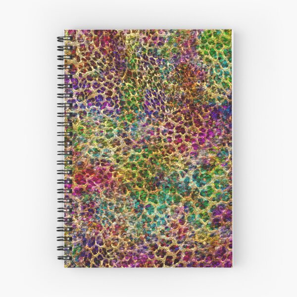 Item preview, 3D Rainbow color glossy gel leopard print design,Animal skin background designed and sold by oyonni design.