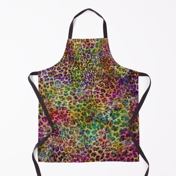 Item preview, 3D Rainbow color glossy gel leopard print design,Animal skin background designed and sold by oyonni design.