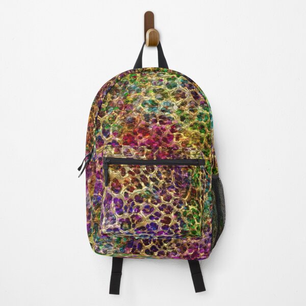 Item preview, 3D Rainbow color glossy gel leopard print design,Animal skin background designed and sold by oyonni design.
