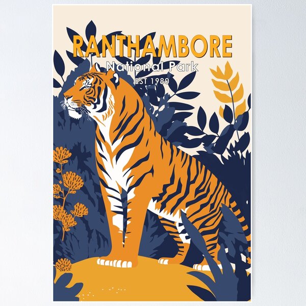 Bengal Tiger Poster Print / Infographic