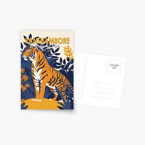 Item preview, Ranthambore National Park India Vintage designed and sold by KrisSidDesigns.