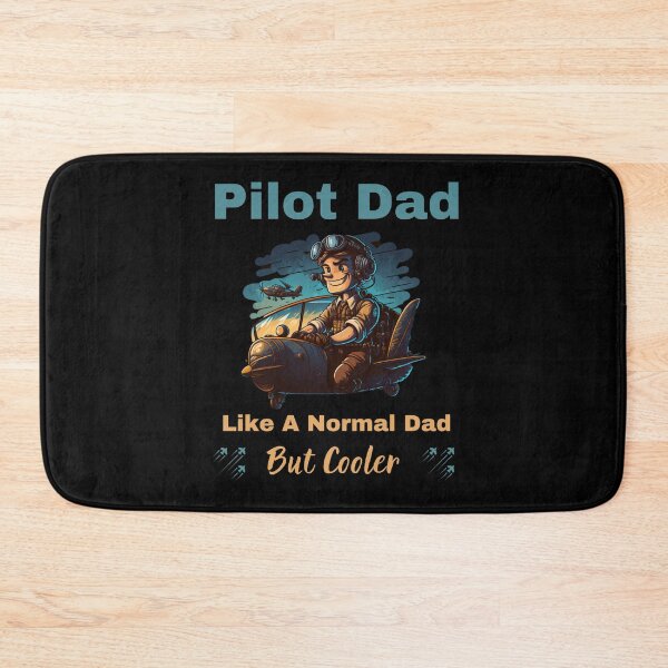 Item preview, Pilot Dad Like A Normal Dad But Cooler - Perfect Gift for a loving Pilot Father designed and sold by Cr4ftyCreations.