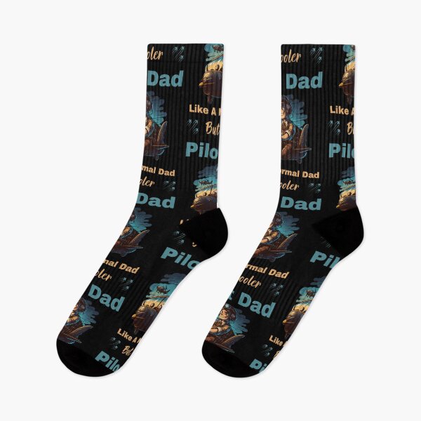 Item preview, Pilot Dad Like A Normal Dad But Cooler - Perfect Gift for a loving Pilot Father designed and sold by Cr4ftyCreations.