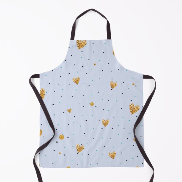 Item preview, Glittering Hearts. Polka Dot With Gold Glittering Hearts designed and sold by risingrocket.