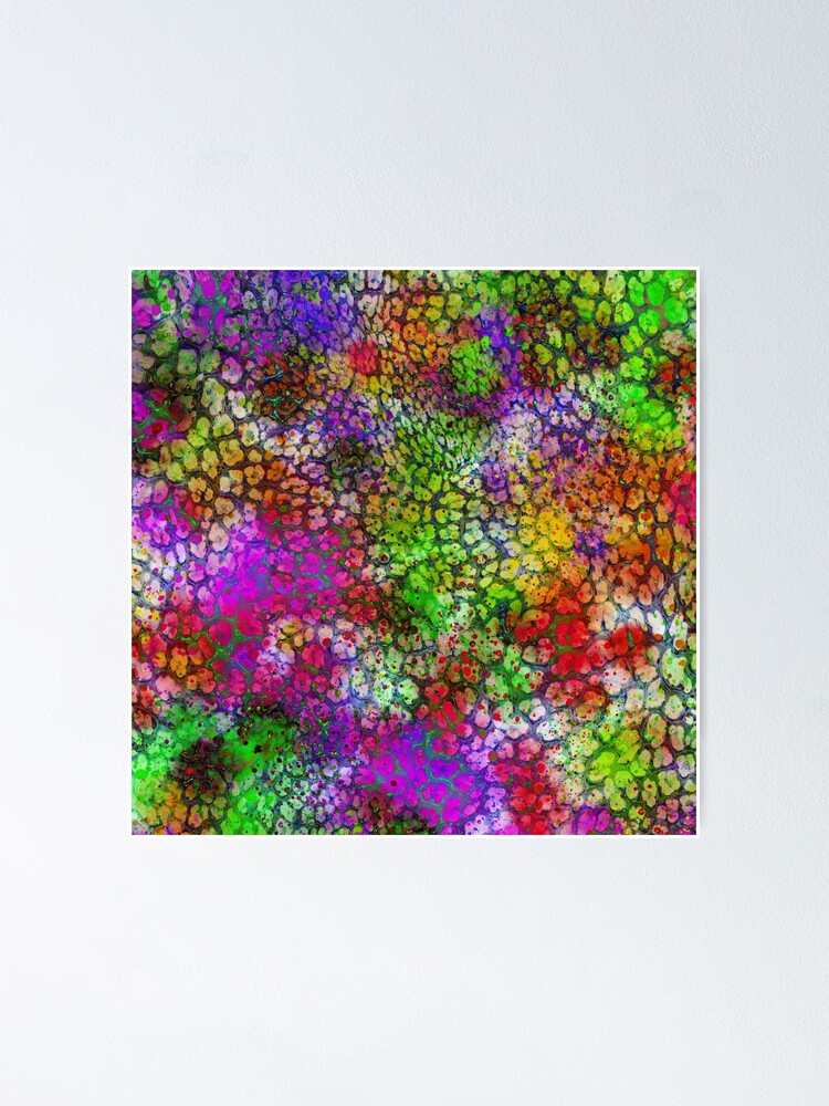Imagen 1 de 3, Póster con la obra Watercolor splash leopard print design,Animal skin background, diseñada y vendida por tafo.
