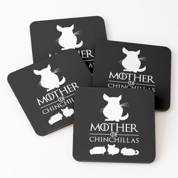 Item preview, Mother of Chinchillas (white) designed and sold by RatArt Designs.