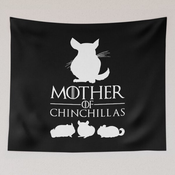 Item preview, Mother of Chinchillas (white) designed and sold by RatArt Designs.