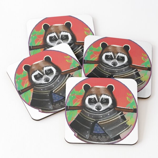 Artikelvorschau, Tanuki in Samurai Armor entworfen und verkauft von Anliger.