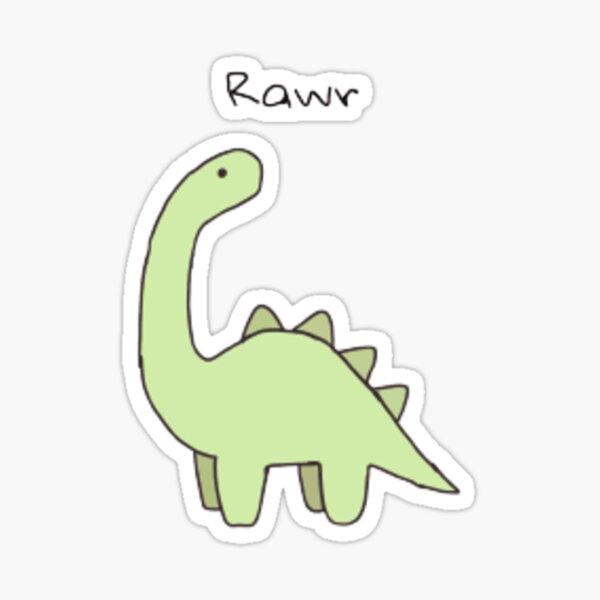 Dino stickers. Dinosaur collection By the_myro