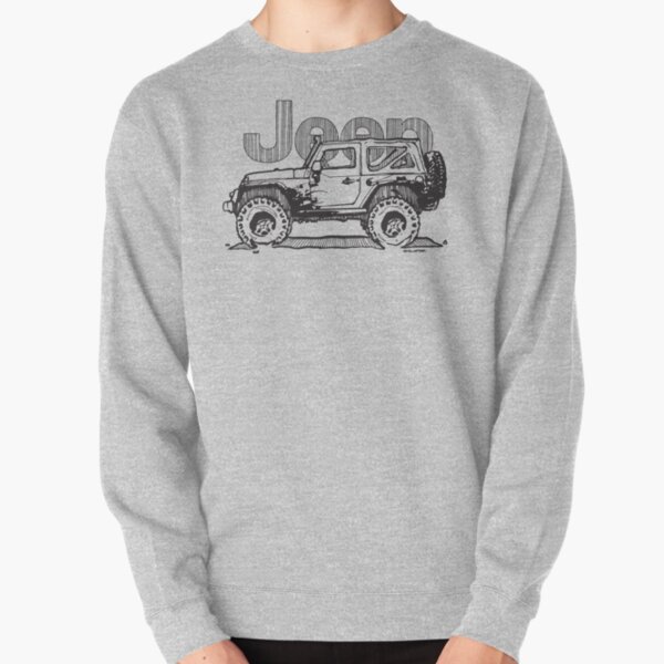 gray jeep sweatshirt