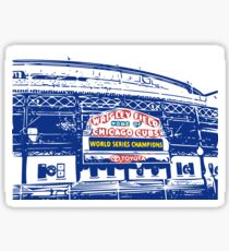 Wrigley Champs Marquee Outline Sticker