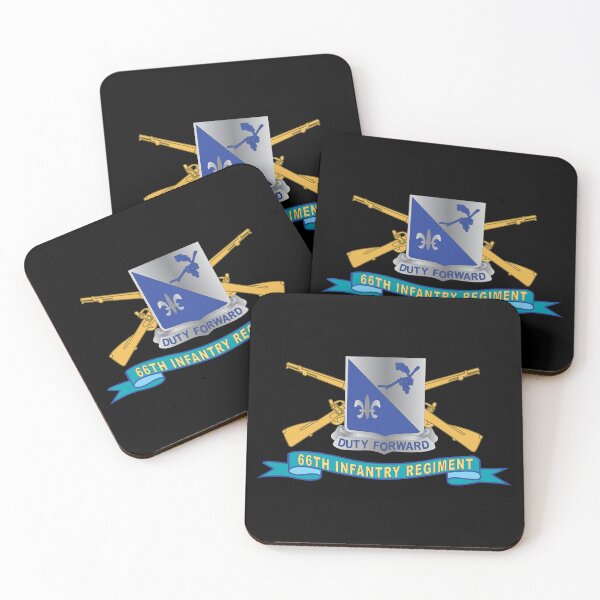 Item preview, Army - 66th Infantry Regiment - DUI w Br - Ribbon X 300 designed and sold by Military Insignia Products.