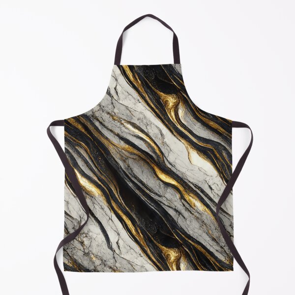 Item preview, Aqua Liquid Black And Gold Luxury Paint Marble Texture designed and sold by MysticMarble.