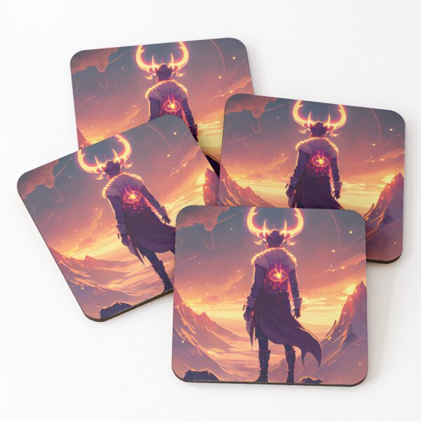 Item preview, Demon with deer horns conquered the Mountains designed and sold by krazybookz.