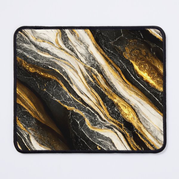 Item preview, Stunning Liquid Black And Gold Luxury Paint Marble Texture designed and sold by MysticMarble.