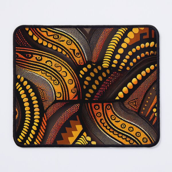 Item preview, Scaley African Pattern Digital Painting designed and sold by CodeAndColors.