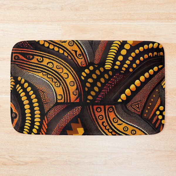 Item preview, Scaley African Pattern Digital Painting designed and sold by CodeAndColors.