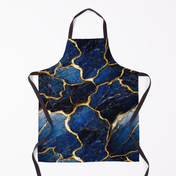 Item preview, Aqua Liquid Blue And Gold Luxury Paint Marble Texture designed and sold by MysticMarble.