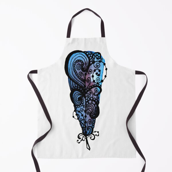 Item preview, Blue Wave Feather designed and sold by missmann.