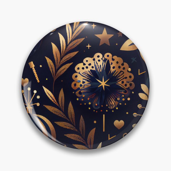 Item preview, Elegant Fancy Gold Festive Design Digital Painting designed and sold by CodeAndColors.