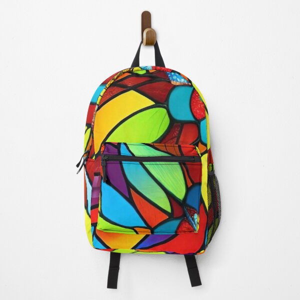 Item preview, Stained Glass Geometric Shape Pattern Flower designed and sold by CattlettArt.