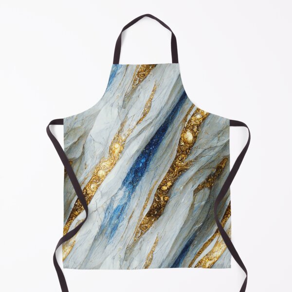 Item preview, Aqua Liquid Gem Gray Blue And Gold Luxury Paint Marble Texture designed and sold by MysticMarble.