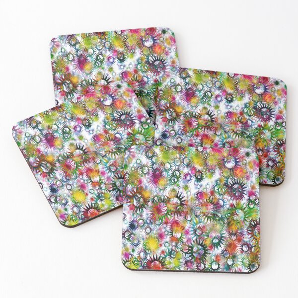 Item preview, Colorful texture with patterns designed and sold by Tokha - Artwork.