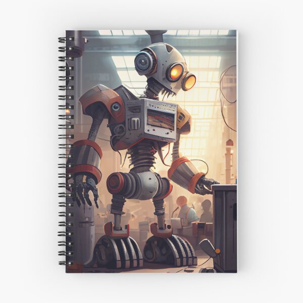 Item preview, Busy Factory Working on Giant Robot Digital Painting designed and sold by CodeAndColors.