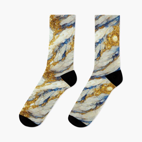 Item preview,  Liquid Gem Gray Blue And Gold Luxury Paint Marble Texture designed and sold by MysticMarble.