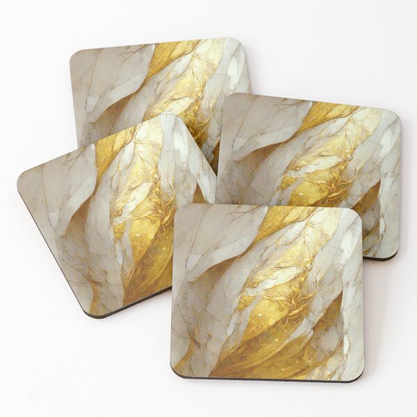 Item preview, Aqua  Liquid Gem Soft Cream Beige  And Gold Luxury Paint Marble Texture designed and sold by MysticMarble.