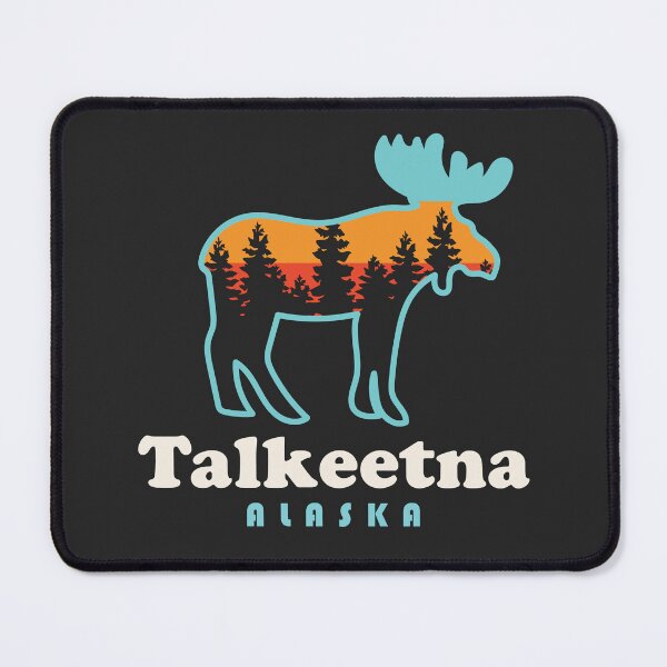 Item preview, Talkeetna Alaska Moose Retro Outdoors Mountains designed and sold by yelly123.