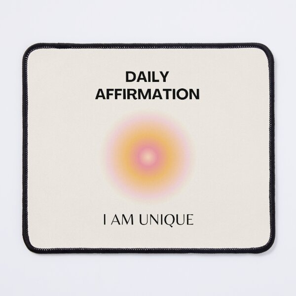 Item preview, Daily Affirmations, Positive Affirmations, Positive Spiritual, Aura Gradient Art designed and sold by Magic Love Art Print.