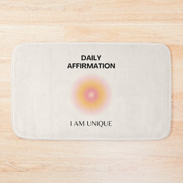 Aperçu de l'œuvre Affirmations quotidiennes, affirmations positives, spirituel positif, art du dégradé d'aura créée et vendue par Magic Love Art Print.