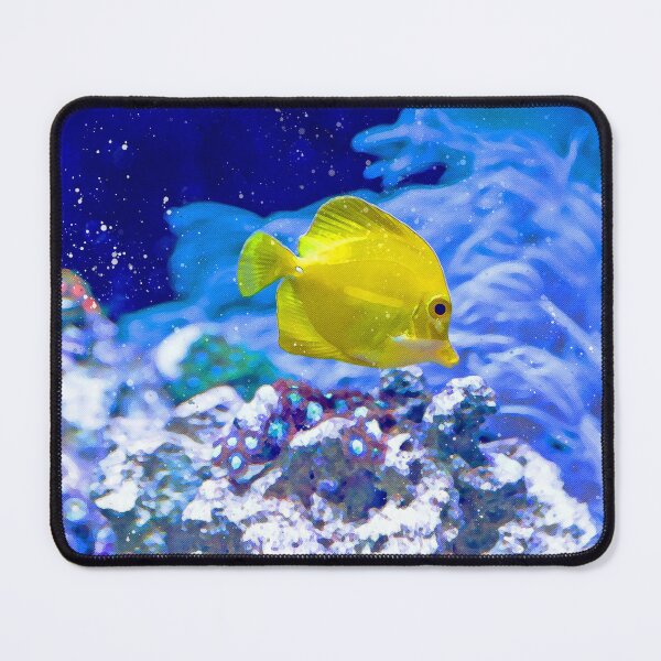 Item preview,  Yellow Tang Fishing Ocean Watercolour Digital Painting designed and sold by getlyart.