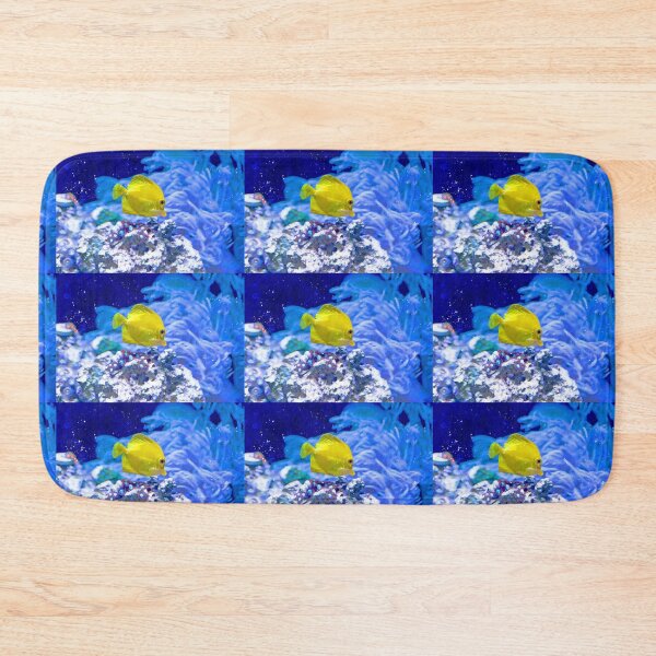 Item preview,  Yellow Tang Fishing Ocean Watercolour Digital Painting designed and sold by getlyart.