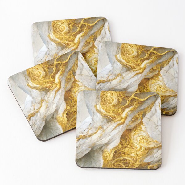 Item preview, Liquid Gem Soft Cream Beige  And Gold Luxury Paint Marble Texture designed and sold by MysticMarble.