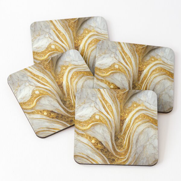 Item preview,  Liquid Gem Soft Cream Beige And Gold Luxury Agate Paint Marble Texture designed and sold by MysticMarble.
