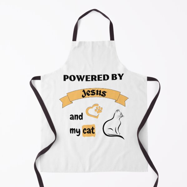 Item preview, Powered by Jesus and my cat designed and sold by Rubi16.