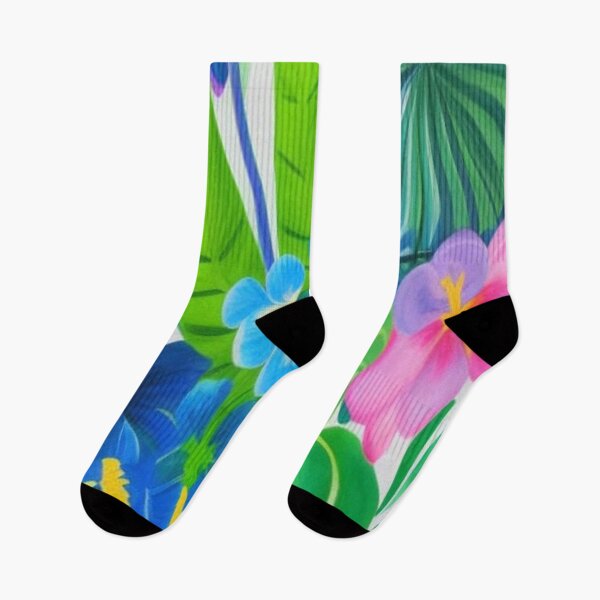 Item preview, Cascading Tropical Flower Blooms 6 designed and sold by HanaiPrint.