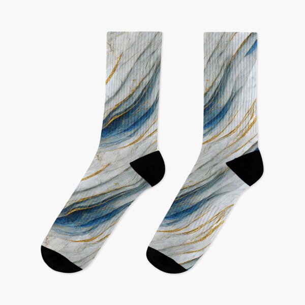 Item preview,  Liquid Gem Soft Ice Gray And Blue And Gold Luxury Agate Paint Marble Texture designed and sold by MysticMarble.